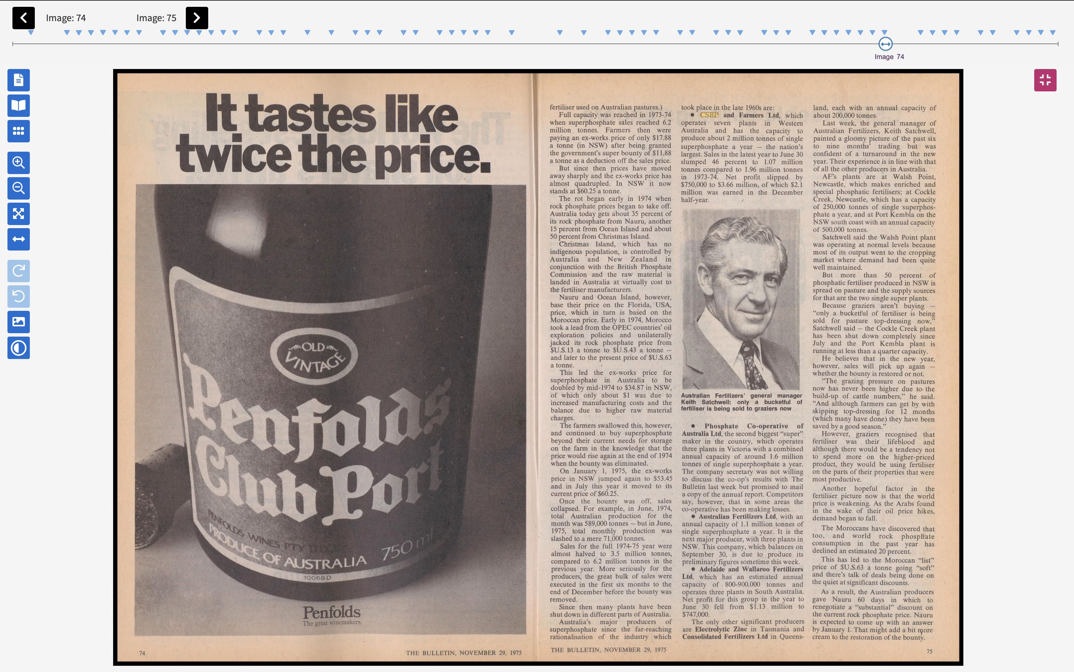 1975 11 29 CSBP Article The Bulletin p.75