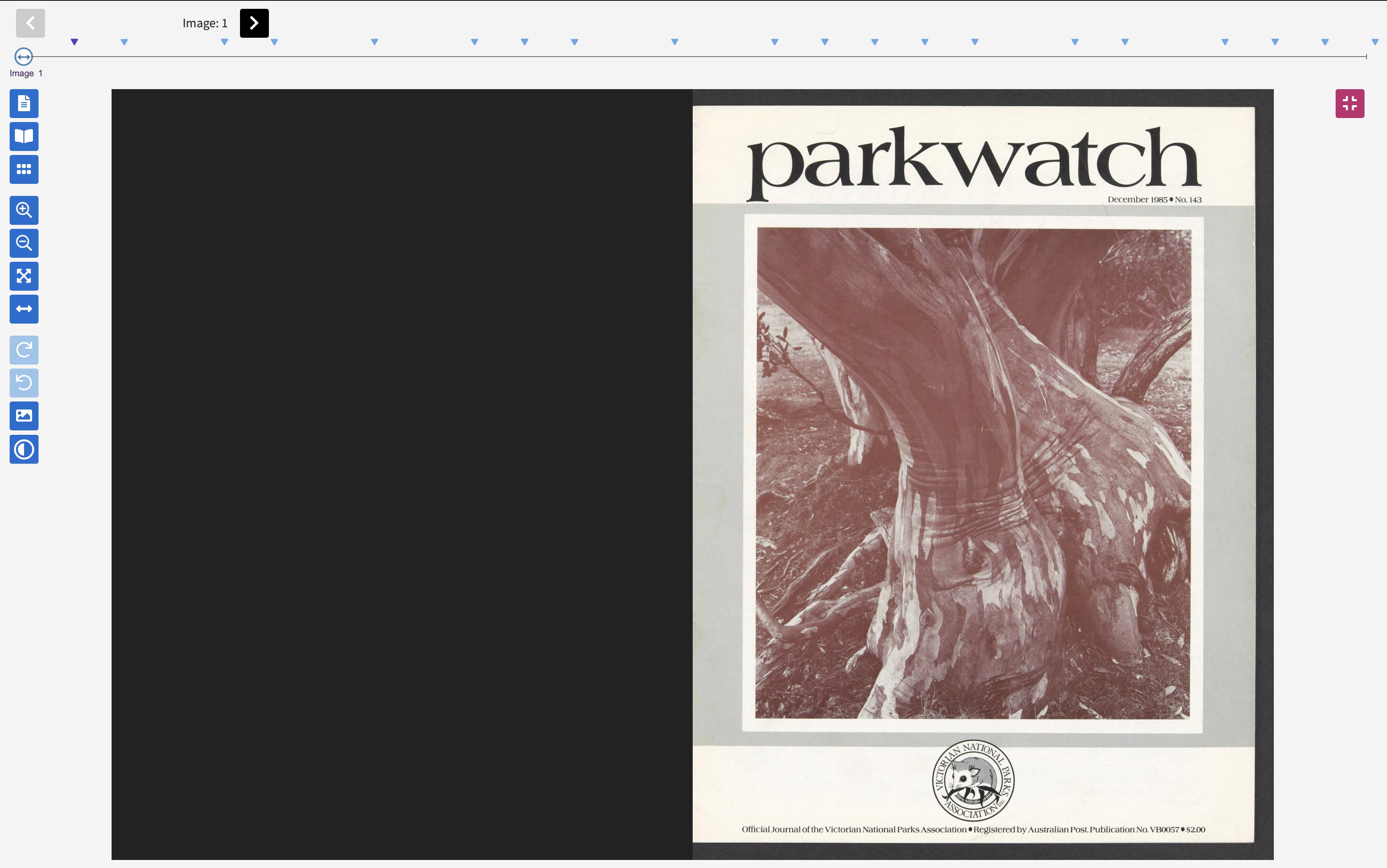 1985 12 CS Article Parkwatch Cover