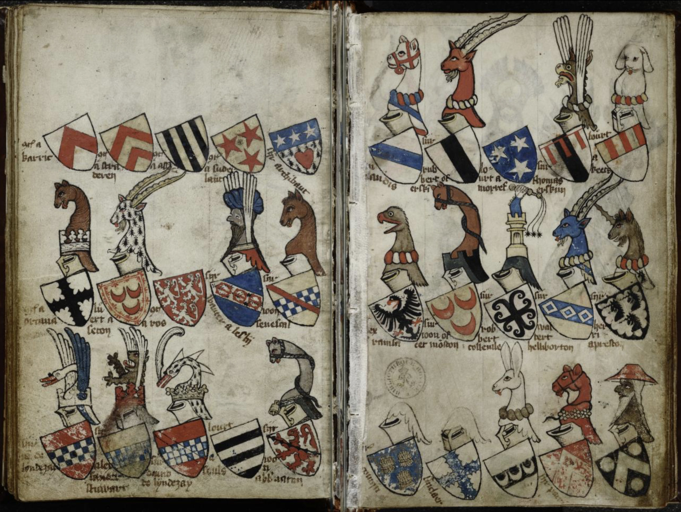 Gelre Armourial 134 135