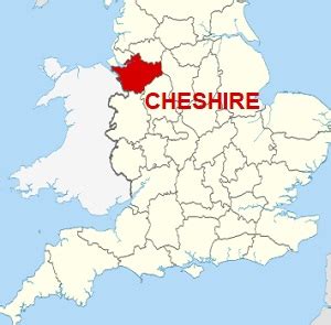 Map of Cheshire