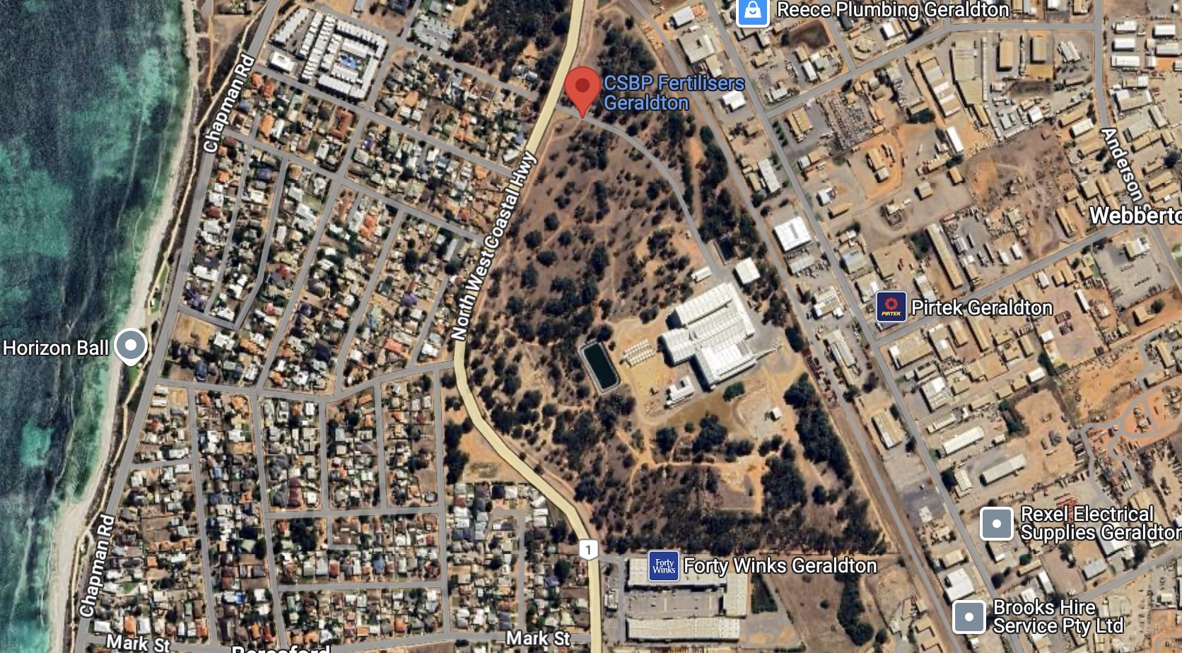 CSBP Geraldton Google