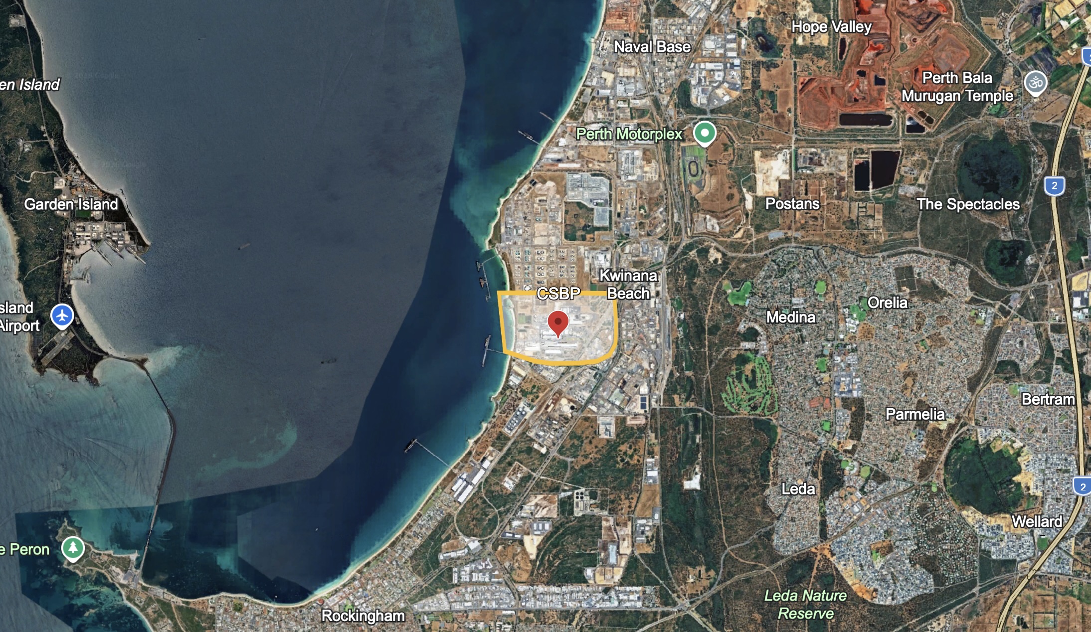 CSBP Kwinana Location