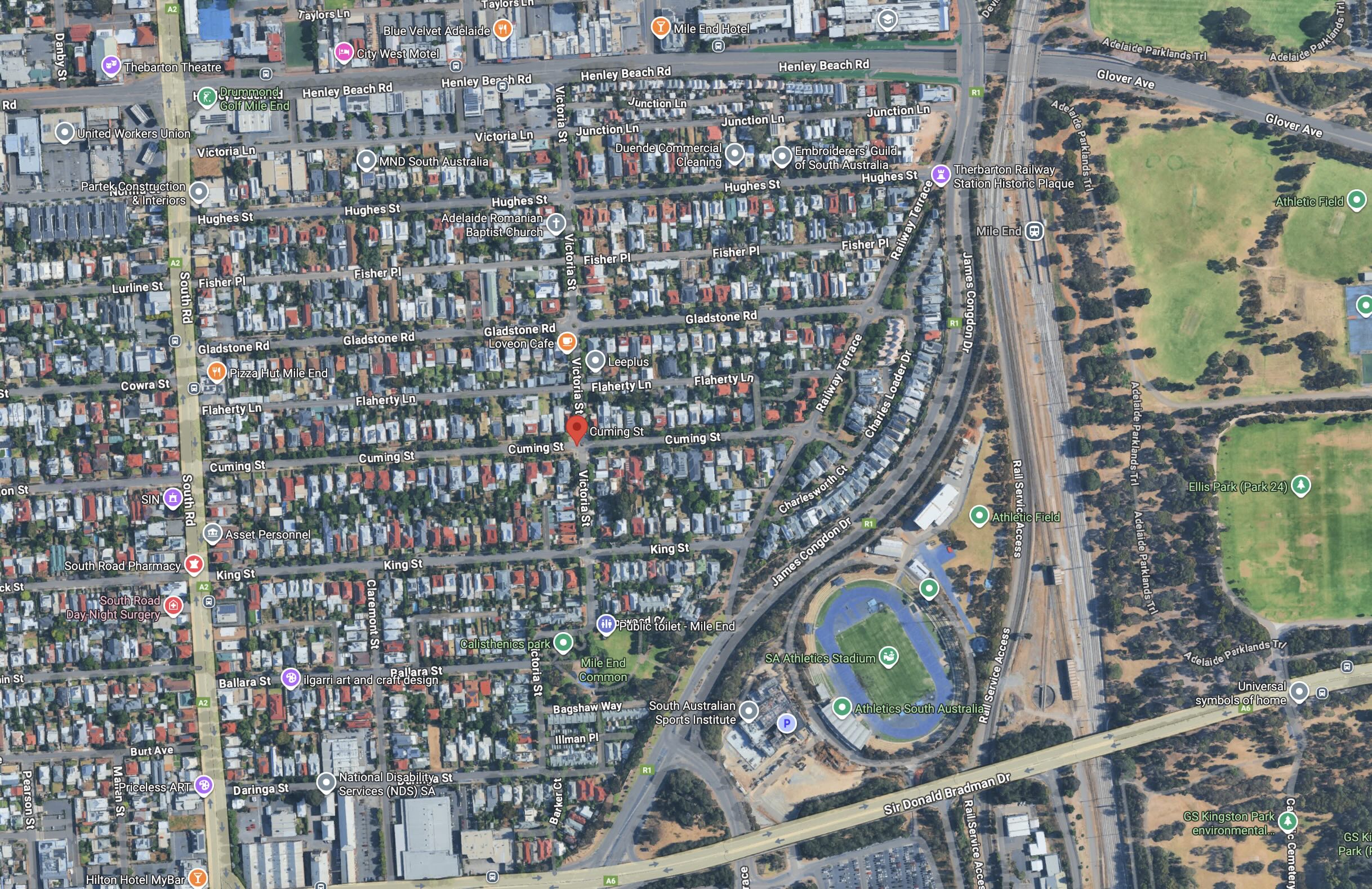 Cuming St Mile End SA