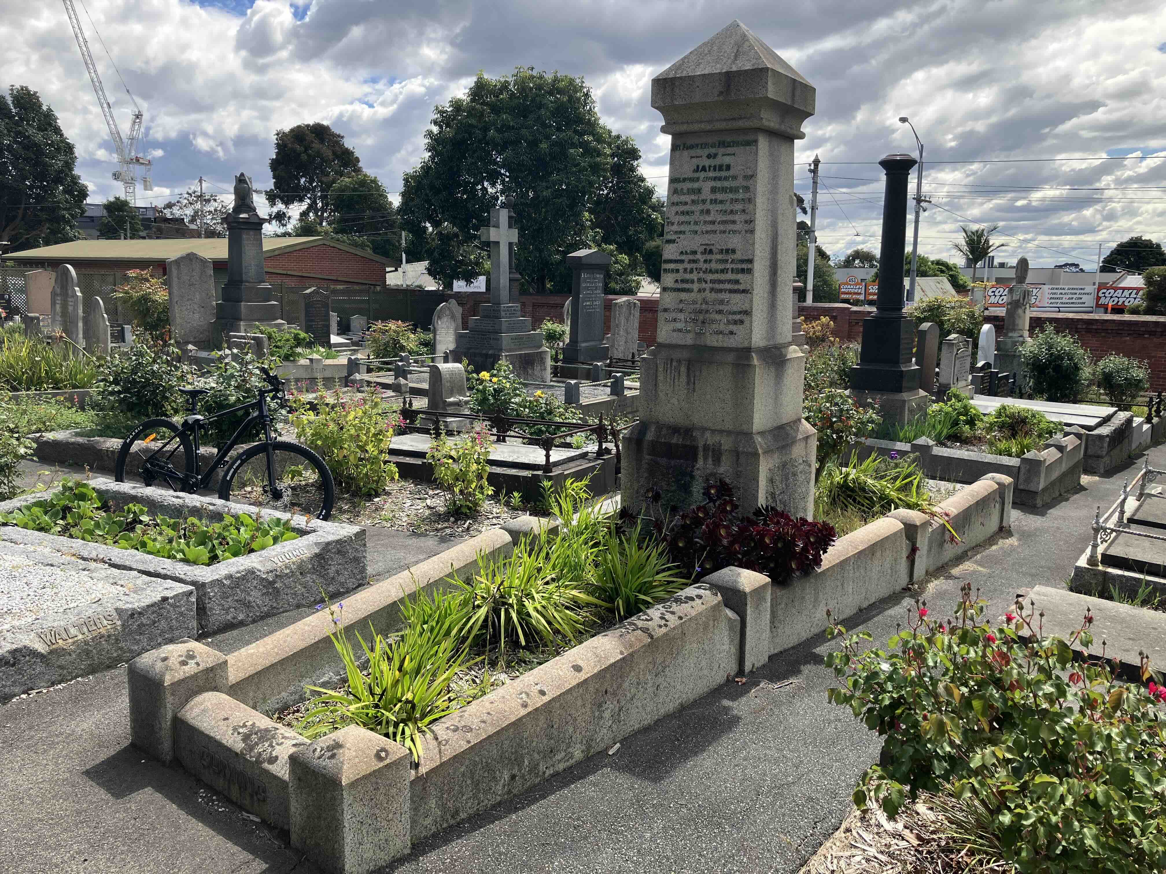 Grave James Jr Alice James jrjr 2