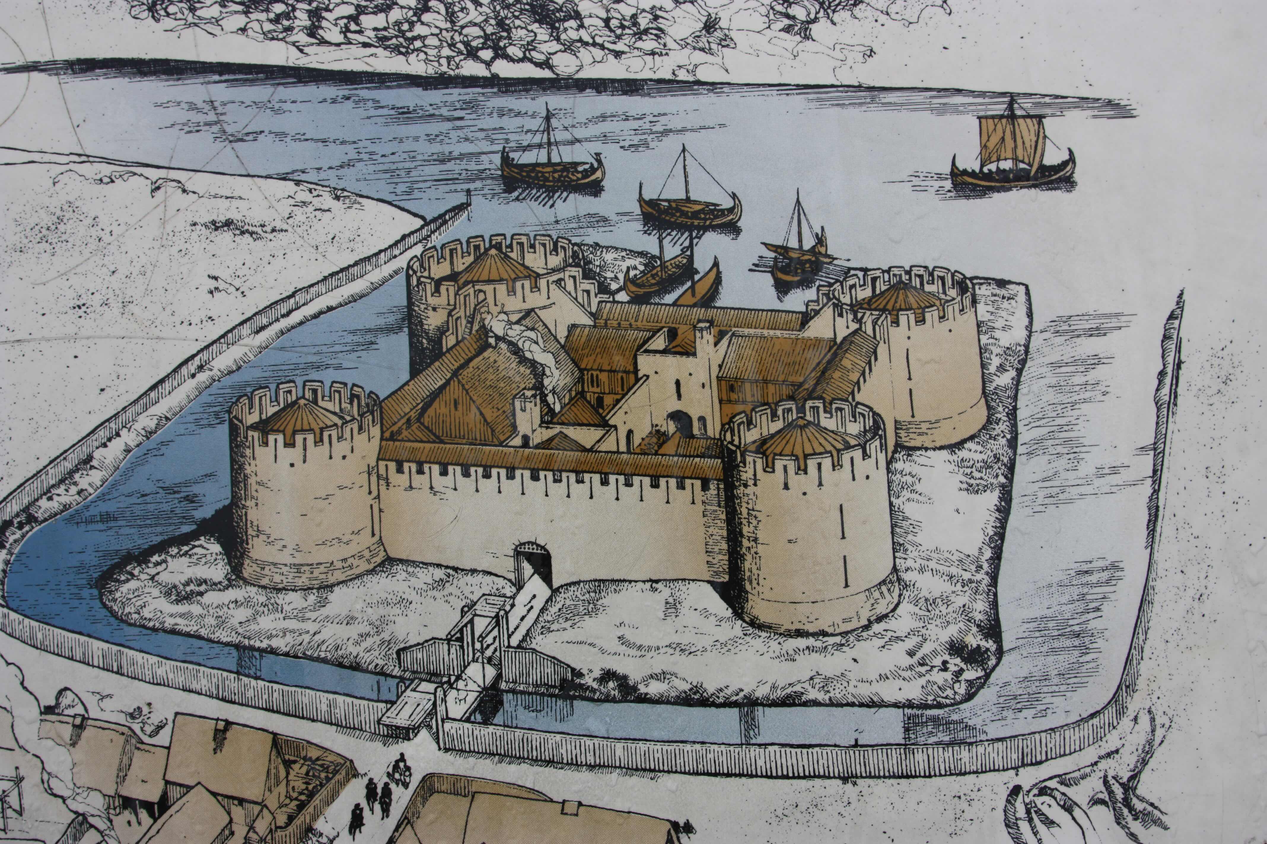 Old inverlochy Castle artist impression 1